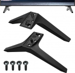 LG TV Stand for LG TV Replacement Stand, LG TV Legs Black Base Feet for Stand Replacement Base with Screws, Stand Base for TV Legs Replacement 49 50 55 Inches, Part Number: MAM649841 (49 50 55 tolli)