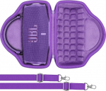 Aenllosi f&uuml;r JBL Charge 6 Bluetooth-Lautsprecher Hartschalen-Tragetasche mit Schulterriemen, Lila, nur Tasche