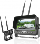 Traadita tagumise vaate kaamera komplekt 7-tollise DVR monitoriga s&otilde;idukitele / veoautodele / veoautodele / haagistele / bussidele / kaubikutele / haagissuvilatele / p&otilde;llumajandusele 1080P &ouml;ise n&auml;gemise signaali tagumise vaate kaamera IP69K abil