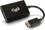 C2G/Cables to Go 41350 HDMI mees VGA naiseks konverteri dongle, must