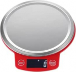 Digitalwaage, Edelstahl-K&uuml;chenwaa, 5 kg, gr&ouml;&szlig;ere Warenbilanz, hoher Nutzwert, digitale Anzei n&auml;itab wicht in Gramm, Unzen an(5kg 1g)