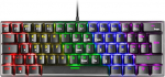 Mars Gaming Gaming MK60 Black, mehaaniline klaviatuur FRGB, Antighosting, Switch Mechanical blue, prantsuse keel, MK60BFR