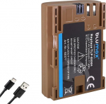 Blumaxi aku &uuml;hildub Canon LP-E6NH | - 2400 mAh - | LP-E6P LP-E6N LP-E6 | - USB Type-C laadimispesa/NTC sensoriga ja V1 korpusega - EOS R5 II R6 II R7