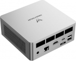 MINIS FORUM UM750L Slim Mini PC, AMD Ryzen 5 7545U miniarvuti (6C/12T, kuni 4,9GHz), 16GB LPDDR5 ja 512GB SSD PCIe 4.0, DP/HDMI/USB4, 4x USB Type A, 2,5G LAN, WIFI6E/BT5.2