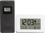 Automatische Zeit-Synchronisation, RF-Temperatuur- und Luftfeuchtigkeitsmesser, Innen- und Au&szlig;enbereich, Wetterwecker, elektronisch, 1 St&uuml;ck