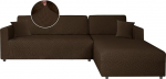 Ystyle Diivan Cover L Shape Stretch, Diivan Cover Corner Diivan Cover Diivan Cover L Shape, Universal Diivan Cover Corner Diivan, Diivan Cover L Shape Diivan Protector Kaitsekate (2 iste + 2 iste, kohv)