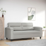 359562 2-kohaline diivan, helehall, 140 cm, mikrokiudkangas, Lounge diivan, diivanid ja diivanid, Relax diivan, diivan elutuppa, diivan koos - 359562