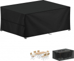 LAMUNI Kate aiam&ouml;&ouml;blile 200 x 110 x 75 cm, veekindel aiam&ouml;&ouml;bel, 420D Oxford kangast Lounge m&ouml;&ouml;bli kate, talvekindel kaitsev kate istumiskomplekti, aia salongi, rotangist m&ouml;&ouml;bli jaoks.