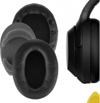 Geekria QuickFit valgu nahast asendusk&otilde;rvapadjad, mis &uuml;hilduvad Sony WH-1000XM3 k&otilde;rvaklappide k&otilde;rvapadjadega, k&otilde;rvaklappide k&otilde;rvapadjadega remondiosad (must)