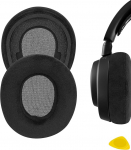 Geekria Comfort Velour asendusk&otilde;rvapadjad SteelSeries Arctis Nova Pro juhtmevabade k&otilde;rvaklappide remonditarvikud (must)