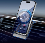 XUKEY auto mobiiltelefoni hoidik BMW 3 seeria, 360&deg; p&ouml;&ouml;ratav hoidik ohul&uuml;litile, klambriga kinnitamine, lihtne ja kindel, magnetiline mobiiltelefoni hoidik, Mag-Safe metallplaadiga (BMW 3 seeria 2005)