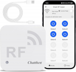 Nutikas WiFi kaugjuhtimispult, universaalne RF kaugjuhtimispult 433MHz, programmeerimisfunktsioon, taimerite seadistamine, sobib RF-seadmetele, nagu motoriseeritud kardinad, garaauksed ja kaugjuhtimispuldi valgustus.