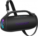 Tronsmart Bang 2 v&otilde;imas Bluetooth-k&otilde;lar 90W, 26 tundi aku kestvust, suur kaasaskantav HiFi-k&otilde;lar oma v&otilde;imendusega, IPX6, EQ, k&otilde;lar koos sarve ja RGB-valgustusega