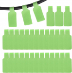 PATIKIL 32Stk Kabel-Etiketten, 1,8" Beschreibbare Drahtmarkierungen Kordel-Etiketten Klettverschluss Rechteckige Kabelbinder F&uuml;r Elektronik Kabelorganisation Drahtklassifizierung Identifik
