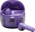 JBL Tune Flex Ghost 2 juhtmevabad Bluetooth-k&otilde;rvak&otilde;rvaklapid m&uuml;ravastase funktsiooniga, 48 tundi taasesitusaega, IP54 vee- ja tolmukindlus, mitmepunktiline &uuml;hendus, ergonoomiline disain, lilla kummitus