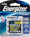 Energizer Ultimate Lithium AA patareid, maailma k&otilde;ige kauem kestvad AA patareid, 8 tk.