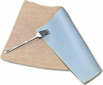 Tischset 4Er Set Leder, Sektor doppelseitig zweifarbig Platzdeckchen f&uuml;r K&uuml;che,Zuhause,Restaurant,Speisetisch, Rosa Blau, 50x37x30cm