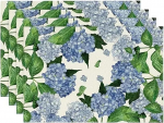 4 tk Linasest lauamattide komplekt S&ouml;&ouml;gitoa kaunistamiseks (v&auml;rv 02-4 tk) Rustic Spring Summer Seasonal Table Mats Set Dining Room Decoration (v&auml;rv 02-4 tk)