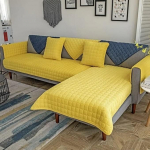 Diivanikatte nurgadiivan L-kujuline sametist diivanikaitsekate 3/2/4-kohaline pehme pestav mittelibisev diivanikate lastele, koertele, lemmikloomadele (v&auml;rv : D, suurus: 90 x 240 cm1 tk)