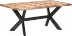 vidaXL t&auml;ispuidust s&ouml;&ouml;gilaud k&ouml;&ouml;gilaud s&ouml;&ouml;gilaud t&auml;ispuidust s&ouml;&ouml;gilaud puidust laud s&ouml;&ouml;gitoa m&ouml;&ouml;bel 180 x 90 x 75 cm mesi v&auml;rvi