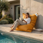 Giant Bean Bag Cover XXL Indoor Outdoor eemaldatav kate elutuba aed mesi kollane