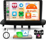 8 s&uuml;damikud 6+128G Android autoradio Renault Megane 3 Export 2009-2014 traadita Carplay 9-tolline puuteekraaniga stereo koos Android auto peeglilinkiga Bluetooth FM/RDS/EQ/DSP WiFi GPS navigatsioon SWC tagantvaate kaameraga
