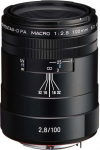 Pentax Pentax-D FA Macro 100 mm F2.8ED AW makroobjektiiv, tolmu- ja ilmastikukindel (k&otilde;ik ilmad), must, 20320