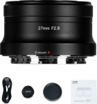 AstrHori AF 27 mm F2.8 Autofocus APS-C Frame Camera Lens, Ultra Compact Pancake Lens, Large Aperture, Premium Mirrorless Camera Lens for Nikon Z-Mount ZFC, Z30, Z50 (Black)