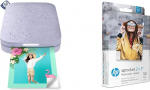 HP Sprocket Portable 5,1 x 7,6 cm kiirfotoprinter (lilla), paberipakett