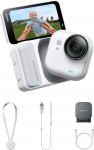 Insta360 GO Ultra Polar White v&auml;ike 4K Vlogimise kaamera, k&auml;ed-vabad POV kaamera, 1/1,28-tolline sensor, 53 g kerge veealune kaamera, 156&deg; FOV, 200 min aku, magnetiline kaasaskantav actionkaamera spordi, Vlogi jaoks