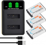 1600mAh NP-BX1 aku ja laadija Sony ZV-1, ZV-1F, RX100 IV, RX100V, RX100ii, RX100VII, HX60, AS50, X3000, HX400V, RX1, AS100V, WX350, HX50, HX90V jaoks.