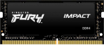 Kingston FURY Impact 8GB 3200MHz DDR4 CL20 S&uuml;learvuti m&auml;lu &uuml;ksikmoodul KF432S20IB/8, must