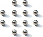 K&otilde;rge t&auml;psusega teraskuul, 3,48/3,49/3,5/3,505/3,51/3,52 mm, kuul, kruvikeerme 3,86 mm - 100 tk.