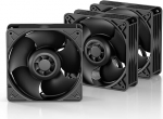 ARCTIC S12038-8K (3 tk) - 120 x 120 x 38 mm serverventilaator, 800-8000 rpm, PWM reguleeritud, 4-poolne &uuml;hendus, 12 V DC, eriti t&otilde;hus, must