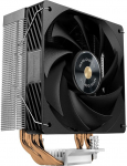 Mars Gaming MCPU-X4 CPU Cooler 230 W TDP, 4 x Heatpipes HCT New Generation, PWM ventilaator SI Extreme Silence 120 mm, tasakaalustatud vask tuum, universaalne &uuml;hilduvus Intel ja AMD, must