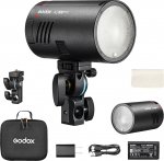 Godox AD100ProII Pocket Outdoor v&auml;lklambi strobo, 100Ws 2.4G TTL 1/8000s HSS Monolight, 0.01-1.5s taaskasutamine, 490 t&auml;isj&otilde;ulist v&auml;lku, LED-modelleerimislamp