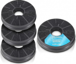 DL-pro 4 x s&uuml;sinikufilter Aktiivs&ouml;efilter Respekta MIZ0058 MIZ 0058 PKM CF130 Candy 49040890 35602288 pliidikupu jaoks 35602288