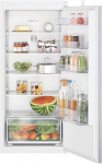 BOSCH KIR41NSE0 Built-In Fridge Series 2, Integrated Fridge Without Freezer 122 x 56 cm, 204 L Cooling, Drag Hinge, MultiBox XXL, LED Lighting, EcoAirflow, SuperCooling
