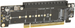 Bewinner PCIe X16 laienduskaart, M.2 NVMe kontrolleri laienduskaart, PCIe X16 kuni X8 X4 X4 X4 jagatud laienduskaart, toetab PCIE4.0 tagasi&uuml;hilduvust 3.0-ga
