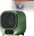 Generisch Mini trummelkuivati 0,8 kg koormusega, 5 kuivatusrežiimi, ventileeritav kondensaator v&auml;ikestele pesuartiklitele, ideaalne piiratud ruumi ja t&otilde;husa kasutamise jaoks.