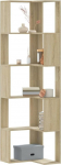 Willood nurgaraamaturiiul 5 riiulit Sonoma Tamm 50 x 50 x 179 cm Puitmaterjal