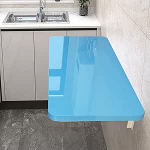 Platzsparender Klapptisch zur Wandmontage, f&uuml;r kleine R&auml;ume, ideal f&uuml;r W&auml;sche, K&uuml;che und Zuhause, Smart Home Solution