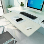 Ergonomische 90&deg; faltbare Schreibtisch-Tastaturablage, verstellbare Holzst&uuml;tze f&uuml;r Computer-Tastatur und Maus, perfekt f&uuml;r Arbeit und Gaming, 55, 65, 75, 75 x 25 cm