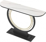 Moderner Konsolentisch mit rechteckiger Basis, Wandfl&auml;chen, seitlicher Flur, Eingangsbereich, moderner Konsolentisch mit geometrischer Basis, industrieller Eingangstisch, moderner schmaler S