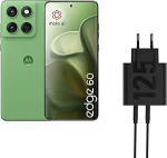 Motorola Edge 60 nutitelefon Pantone Shamrock + Motorola 125W Duo TurboPower laadija