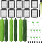 AiLomey varuosad iRobot e/i/j seeria, asendustarvikud Roomba i7 i7+ i3 i3+ i4 i4+ i6 i6+ i8 i8+ j7 E5 E6 E7, sisaldab 6 kummiharja, 10 filtrit, 10 k&uuml;lgharja.