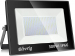 LED Outdoor Spotlight, 300 W, Super Bright Outdoor Spotlight, IP66 Waterproof Floodlight, 30000 lm, Floodlight, 6000 K, Cool White Outdoor Spotlight