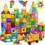 Montessori magnetilised ehitusklotsid m&auml;nguasi 2 magnetilise figuuri ja 2 autoga, magnetilised ehitusklotsid 3 4 5 6 7-aastastele lastele, Montessori magnetite komplekt m&auml;nguasi kingitus lastele vanuses 4-8 aastat poisid