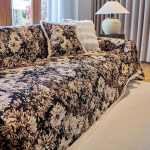 KCCRHIN Vintage Bohemian Sofa Cover 1 2 3 4 Seater Non-Slip Sofa Cover for All Seasons Multipurpose Sofa Cover with Matching Pillowcases Universal Sofa Cover, F, 180 x 130 cm / 71 x 51 inches