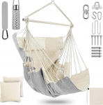 Rippuv kiiktooli 3 padjaga ja kotiga, &uuml;lepinnaline rippuv tool lastele ja t&auml;iskasvanutele Max 330 lbs, h&auml;ngematt sise- ja v&auml;listingimustes kiiktool elutuppa, magamistuppa, aeda, terrassile